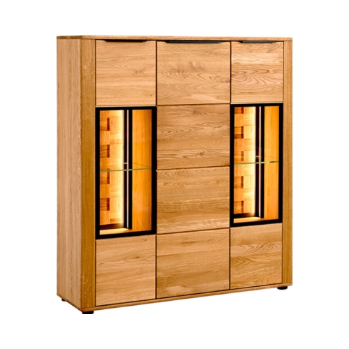 Kredens dębowy III Luna olej natura