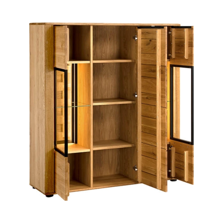 Kredens dębowy III Luna olej natura