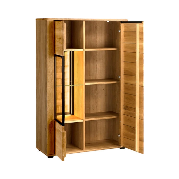 Kredens dębowy II Luna olej natura