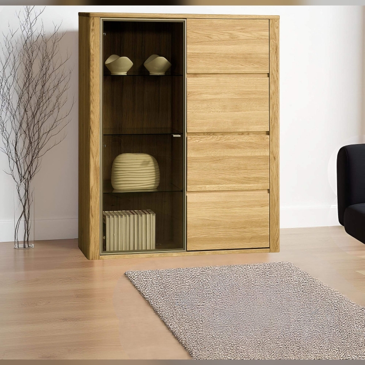 Kredens dębowy IV Orlando olej natura