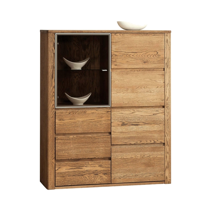 Kredens dębowy III Orlando olej bursztyn