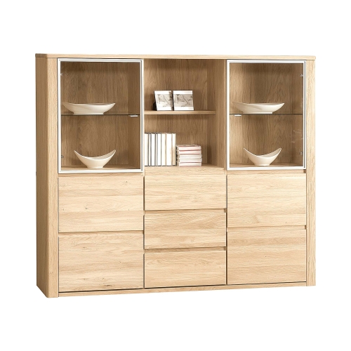 Kredens dębowy II Orlando olej bianco