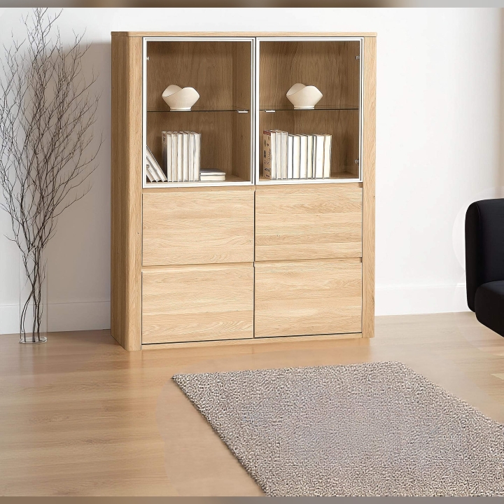 Kredens dębowy I Orlando olej bianco