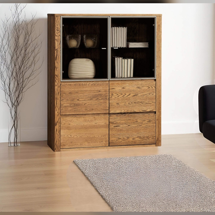 Kredens dębowy I Orlando olej bursztyn