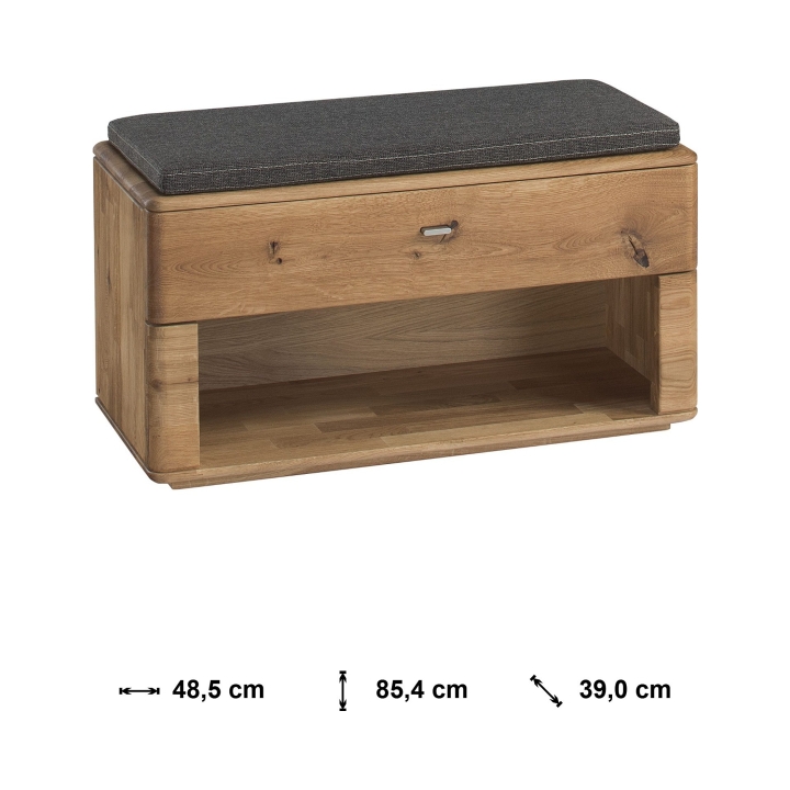 Szafka na buty dębowa Denver I dąb rustical