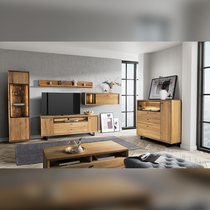 Szafka wisząca dębowa Vigo olej natura