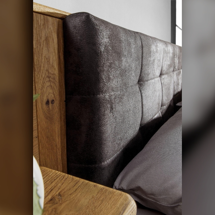 Łóżko dębowe Denver II dąb rustical 180x200