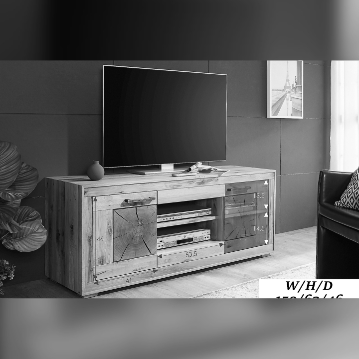 Szafka RTV II dębowa Andromeda