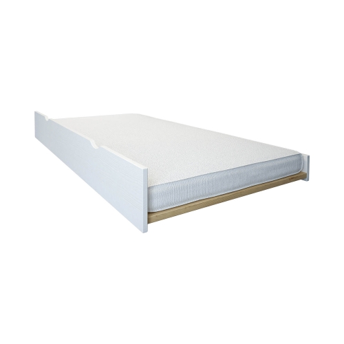 Szuflada na materac do łóżka Jan i Pięterko biała