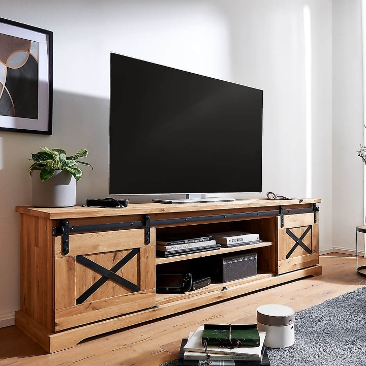 Szafka RTV dębowa II Nyks