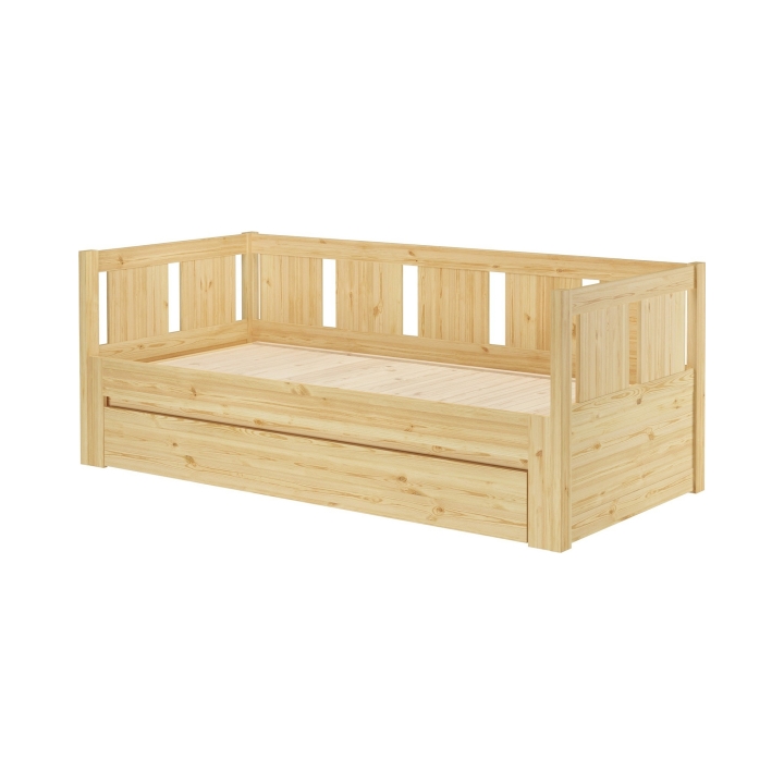 Łóżko sosnowe rozkładane Monia 2 osobowe 90/180x200