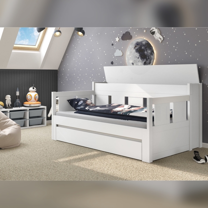 Pojemnik na materac do łóżka Monia biały