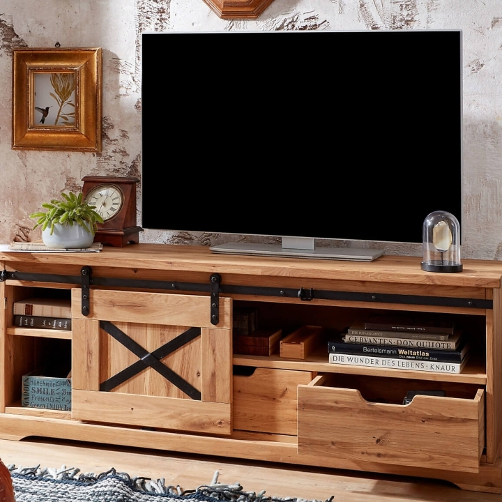 Szafka RTV I dębowa Nyks