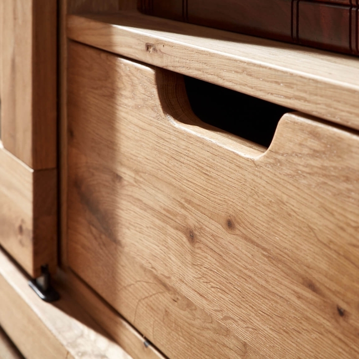 Szafka RTV I dębowa Nyks