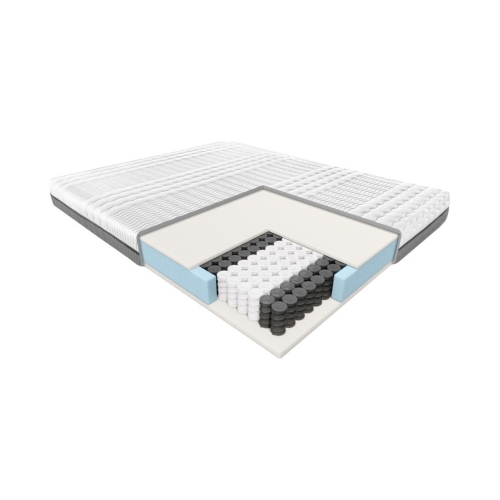 Materac kieszeniowo-piankowy miękki Klio 140x200