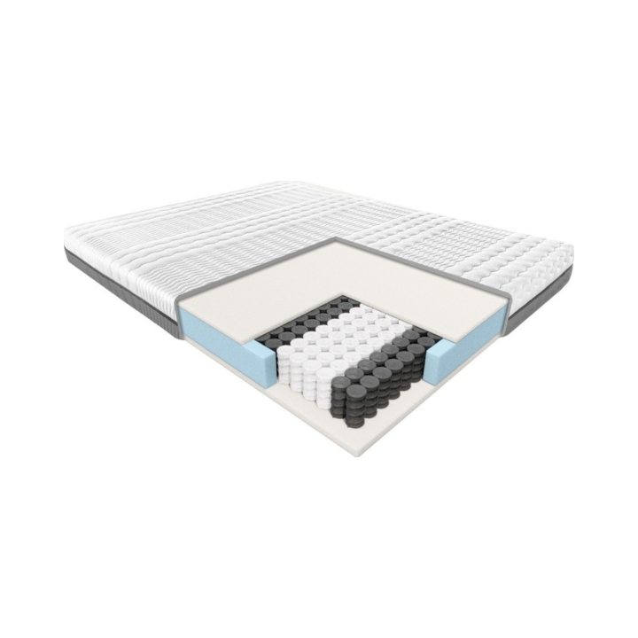 Materac kieszeniowo-piankowy miękki Klio 160x200