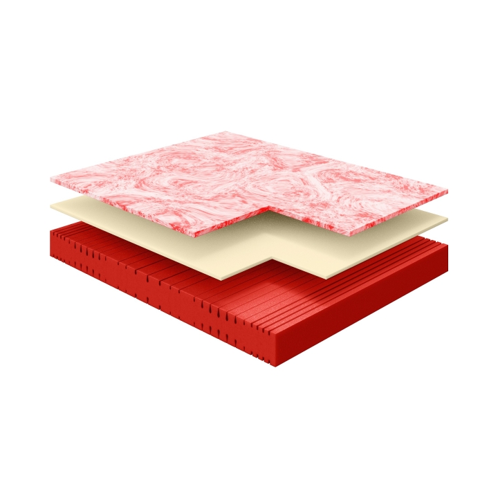 Materac piankowy sztywny średni Pola 140x200