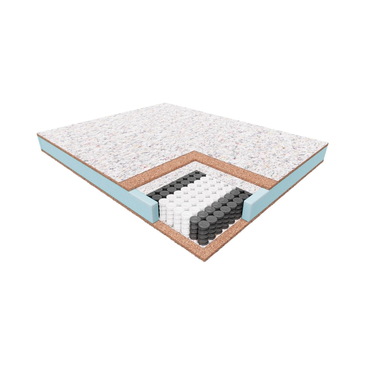 Materac kieszeniowo-kokosowy twardy Erebu 140x200