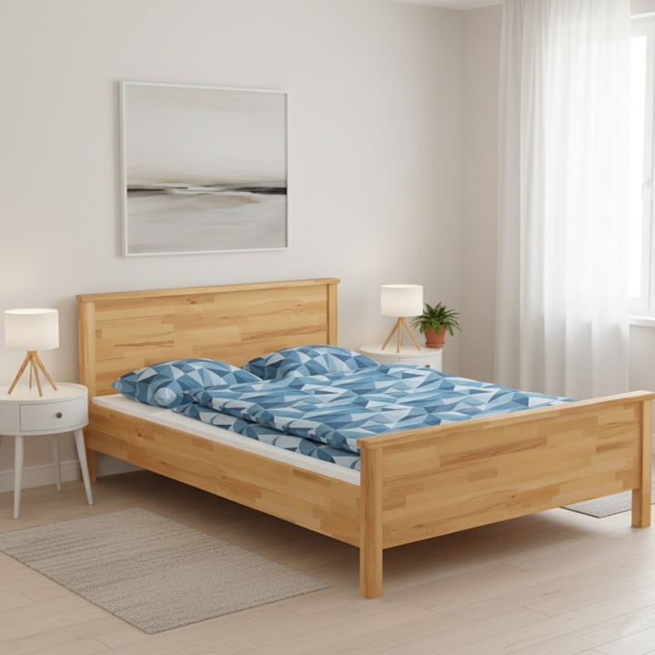 Łóżko bukowe Roma 140x200