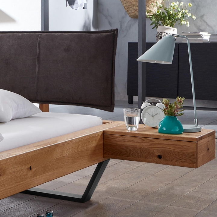 Wisząca szafka nocna dębowa LOVI