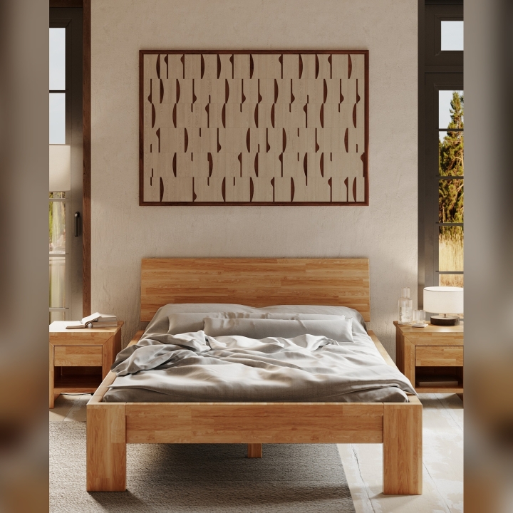 Łóżko dębowe Montana 160x200