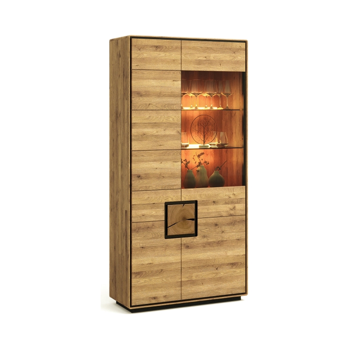 Witryna dębowa II prawa Lunare