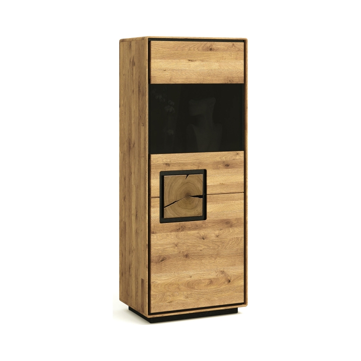 Kredens dębowy I prawy Lunare