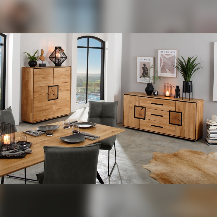 Komoda dębowa IV Lunare