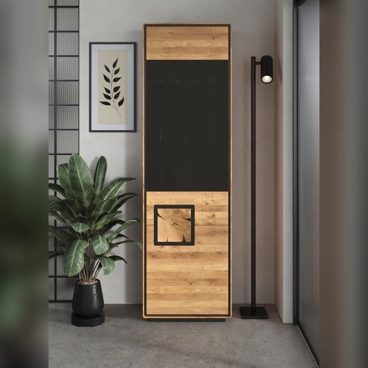 Witryna dębowa I prawa Lunare