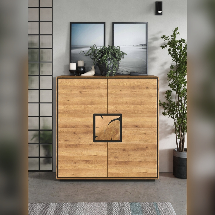 Komoda dębowa IV Lunare