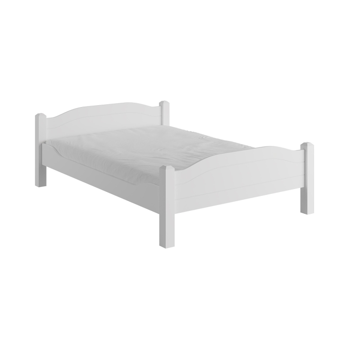 Łóżko sosnowe Liva 140x200 białe