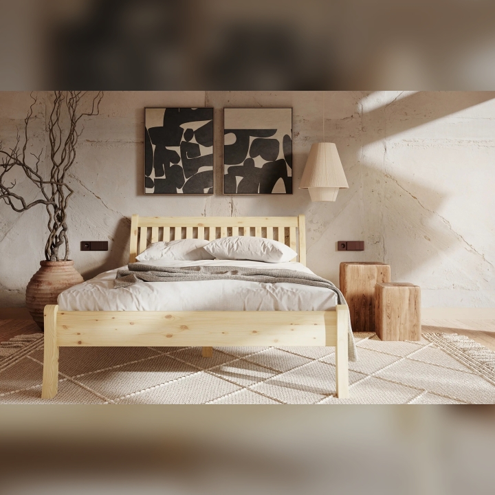 Łóżko sosnowe Tonja 90x200