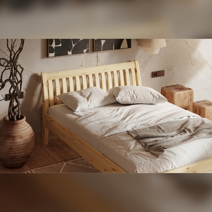 Łóżko sosnowe Tonja 160x200