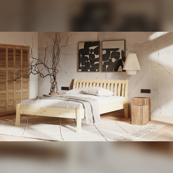 Łóżko sosnowe Tonja 90x200