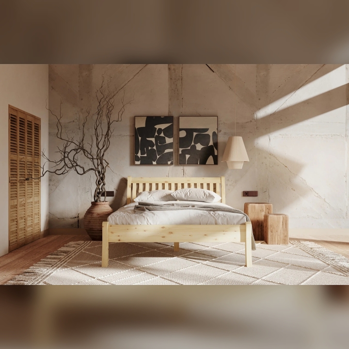 Łóżko sosnowe Tonja 90x200