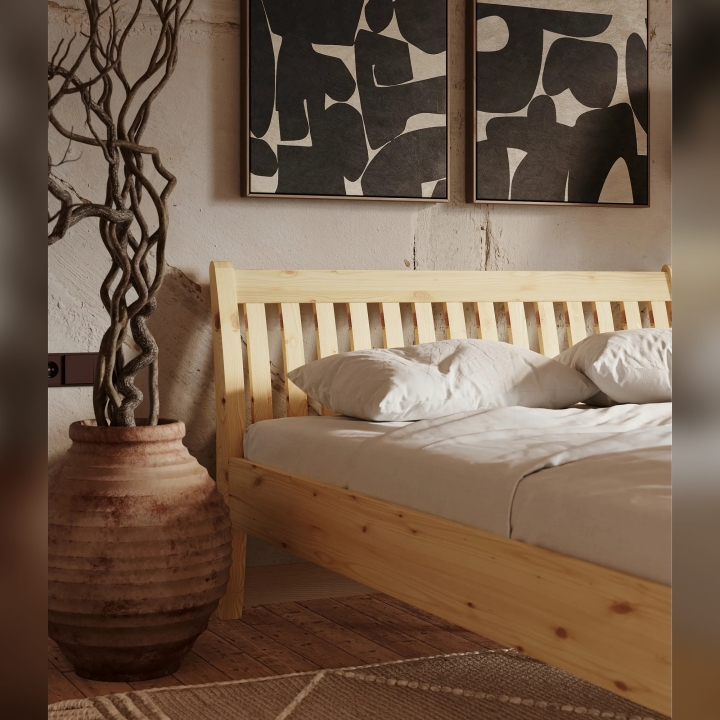 Łóżko sosnowe Tonja 90x200