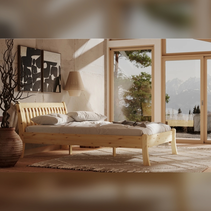 Łóżko sosnowe Tonja 90x200