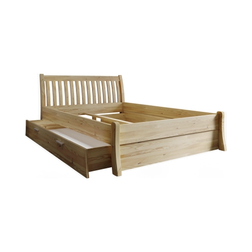 Szuflady sosnowe do łóżka Tonja 160x200