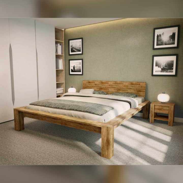 Łóżko dębowe Aruba rustical 160x200