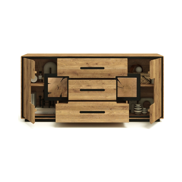 Komoda dębowa II Lunare