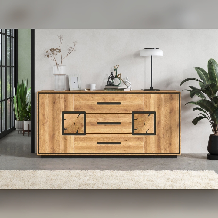 Komoda dębowa II Lunare