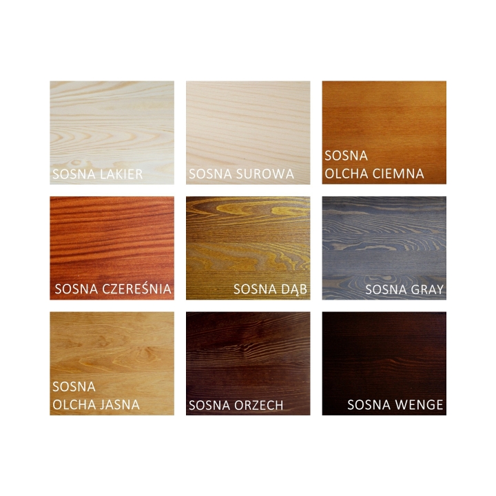 Sosnowy kufer Klasyk B bejca