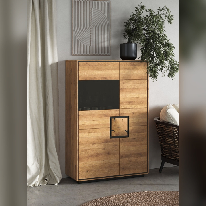 Kredens dębowy II lewy Lunare