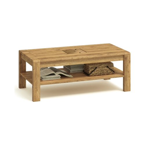 Stolik kawowy dębowy Lunare