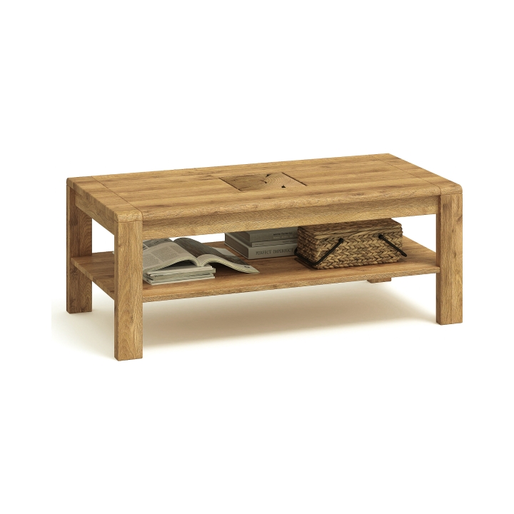 Stolik kawowy dębowy Lunare