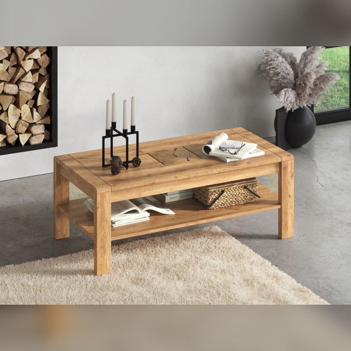 Stolik kawowy dębowy Lunare