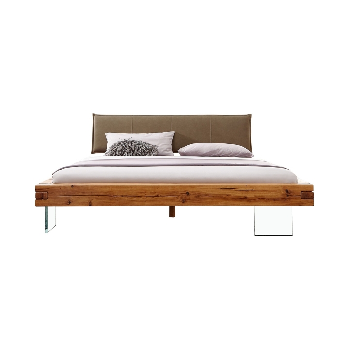 Łóżko dębowe lewitujące Alioth 140x200 cm