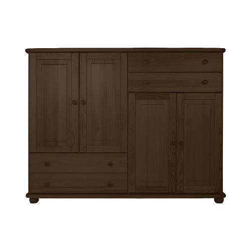 Komoda sosnowa Klasyk KD-115 bejca