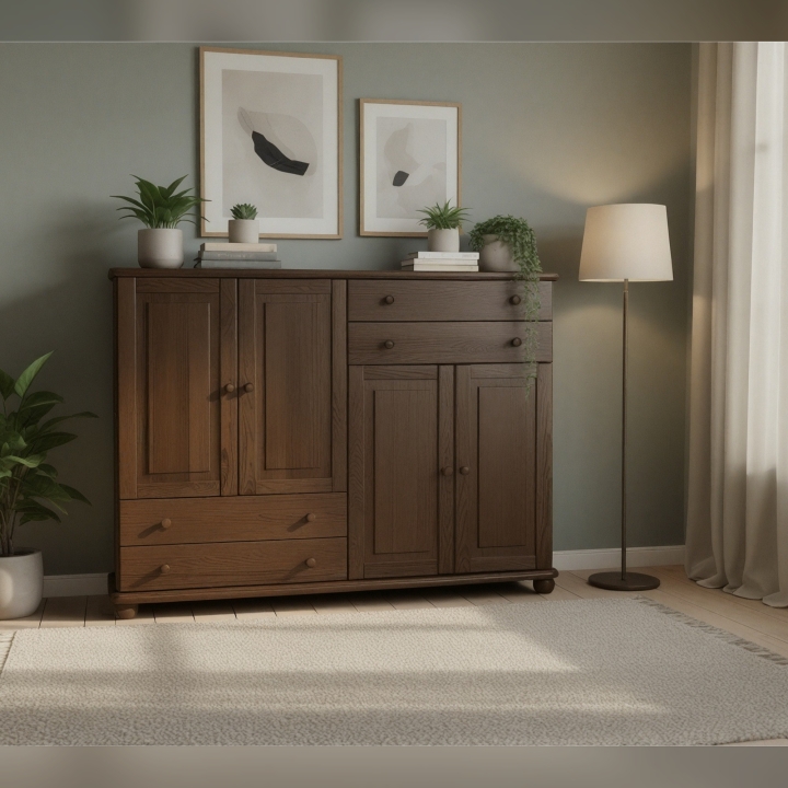 Komoda sosnowa Klasyk KD-115 bejca