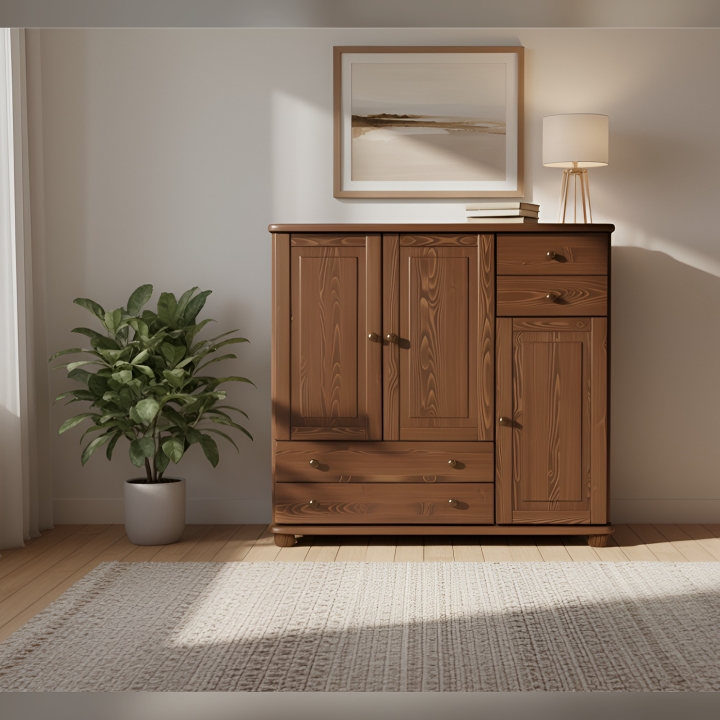 Komoda sosnowa Klasyk KD-113 bejca